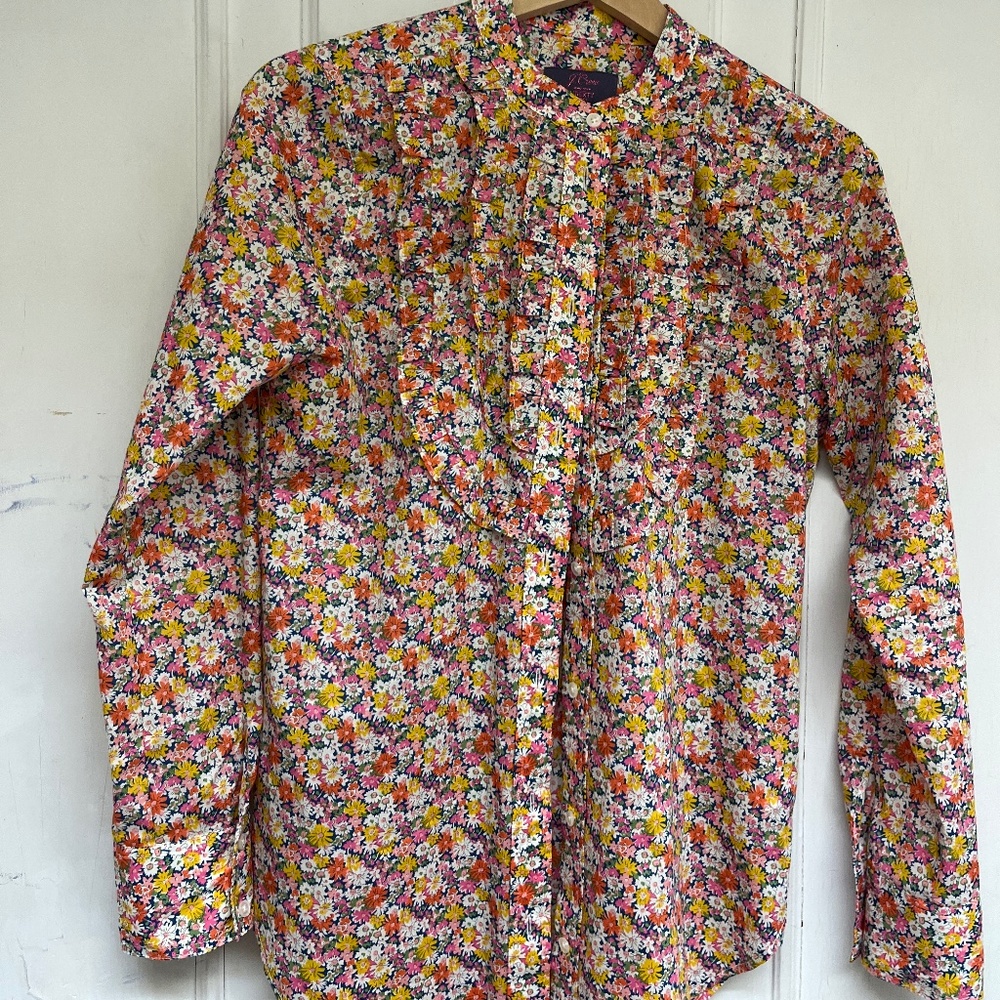 J Crew Liberty of London floral top